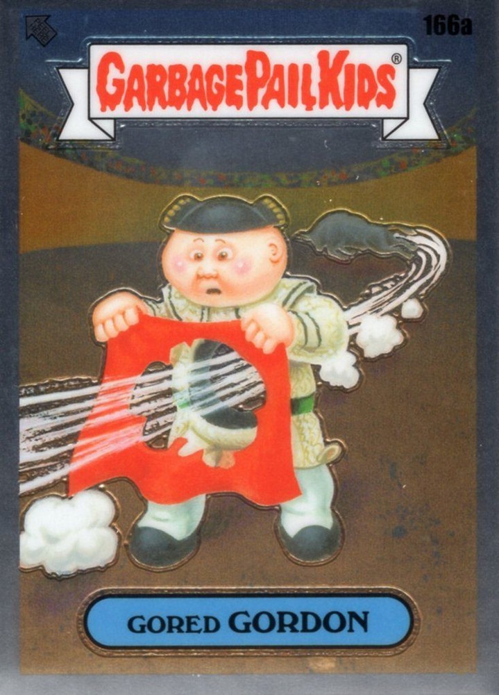 Garbage Pail Kids Chrome Series 4 Gored Gordon Base Card 166a