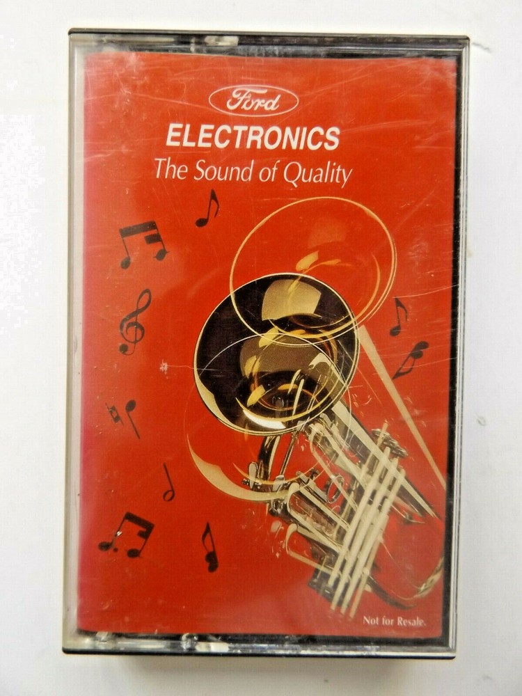 FORD ELECTRONICS MUSIC SYSTEM REFERENCE STANDARD CASSETTE TAPE DEALER PROMO.