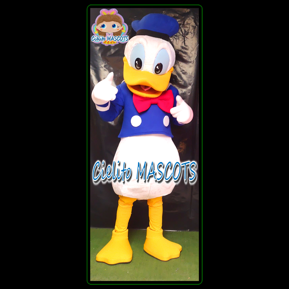 DONALD DUCK Mascot Costume  Mascotte cosplay botarga halloween Cielito MASCOTS