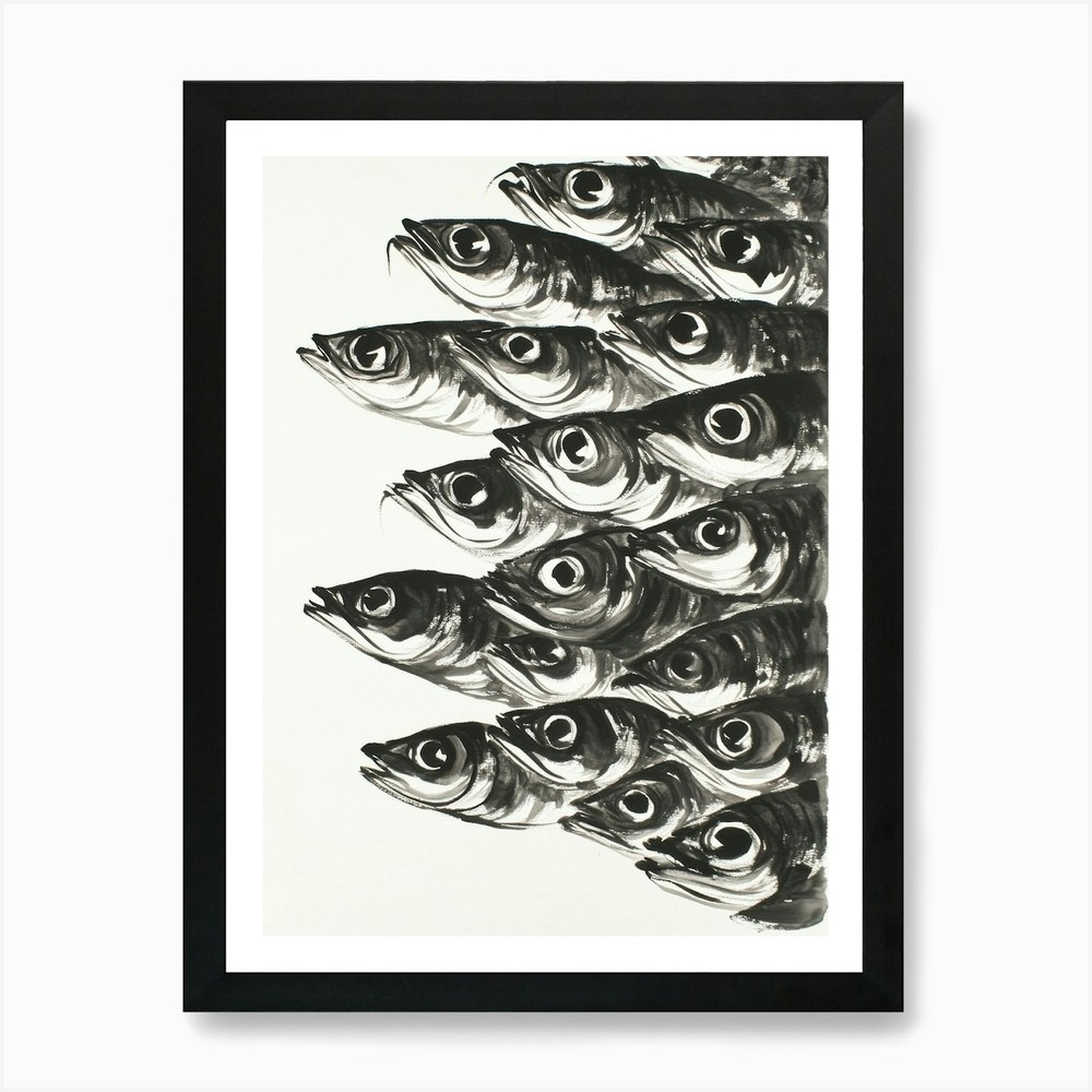 'Fish' 1 Art Print Framed Wall Art Poster Canvas Print Picture