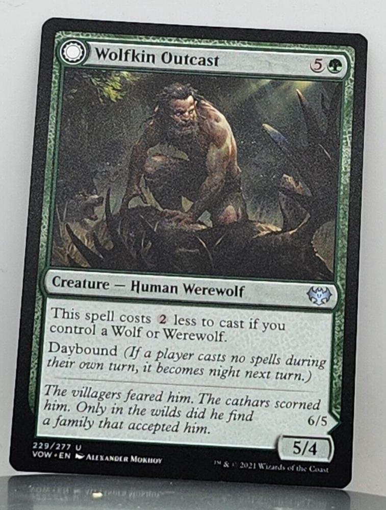 Wolfkin Outcast MTG Innistrad Crimson Vow Regular Edition