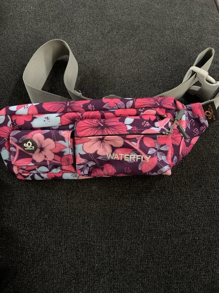 Waterfly Floral Pink Fanny Pack