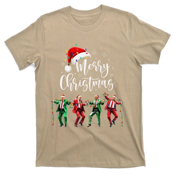 T-Shirt Funny Trump Dance Santa Claus Merry Christmas Xmas Pajamas TShirt Unisex