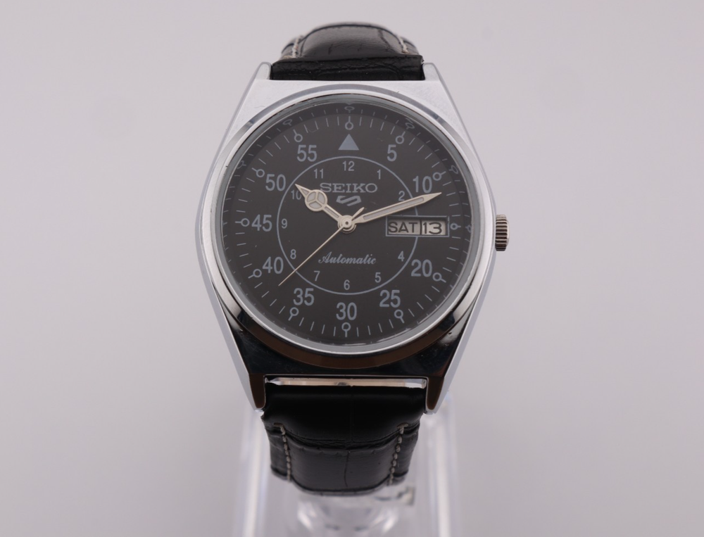 Vintage Seiko 5 Automatic 6309A 17Jewels D/D Japan made Man's Wrist Watch