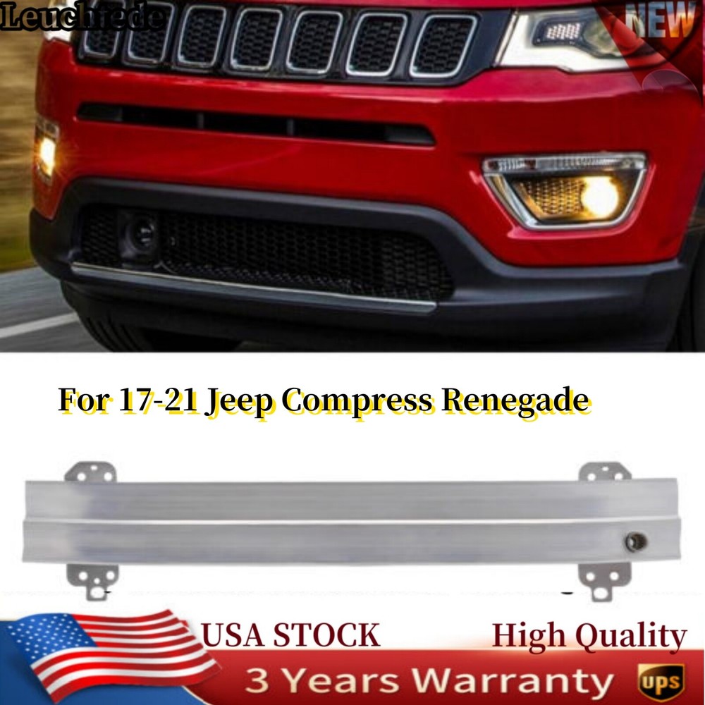 Front Bumper Reinforcement For 2017 2018 2019 2020 2021 Jeep Compass Renegade