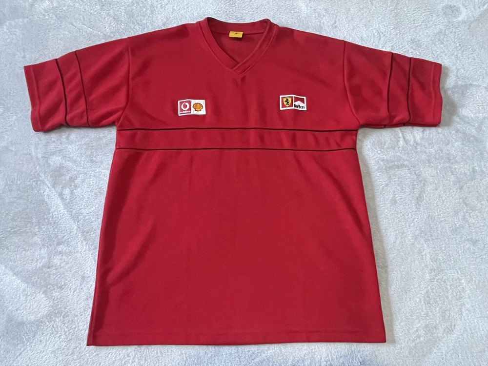 Ferrari F1 Racing T-shirt 1996 Formula 1 Marlboro Shell Vodafone Size Large XL