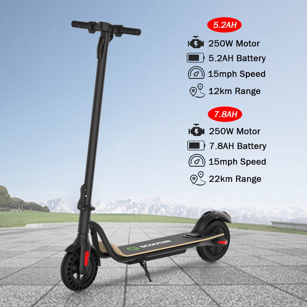 Megawheels 8.0'' Solid Tires 250W Electric Scooter Foldable Urban Commuter