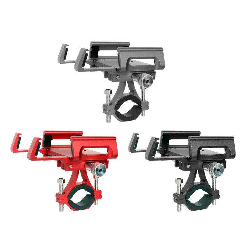 Bicycles Phone Holder Bracket Motorcycle Phone Mount Rack Handlebars Phone Clamp
