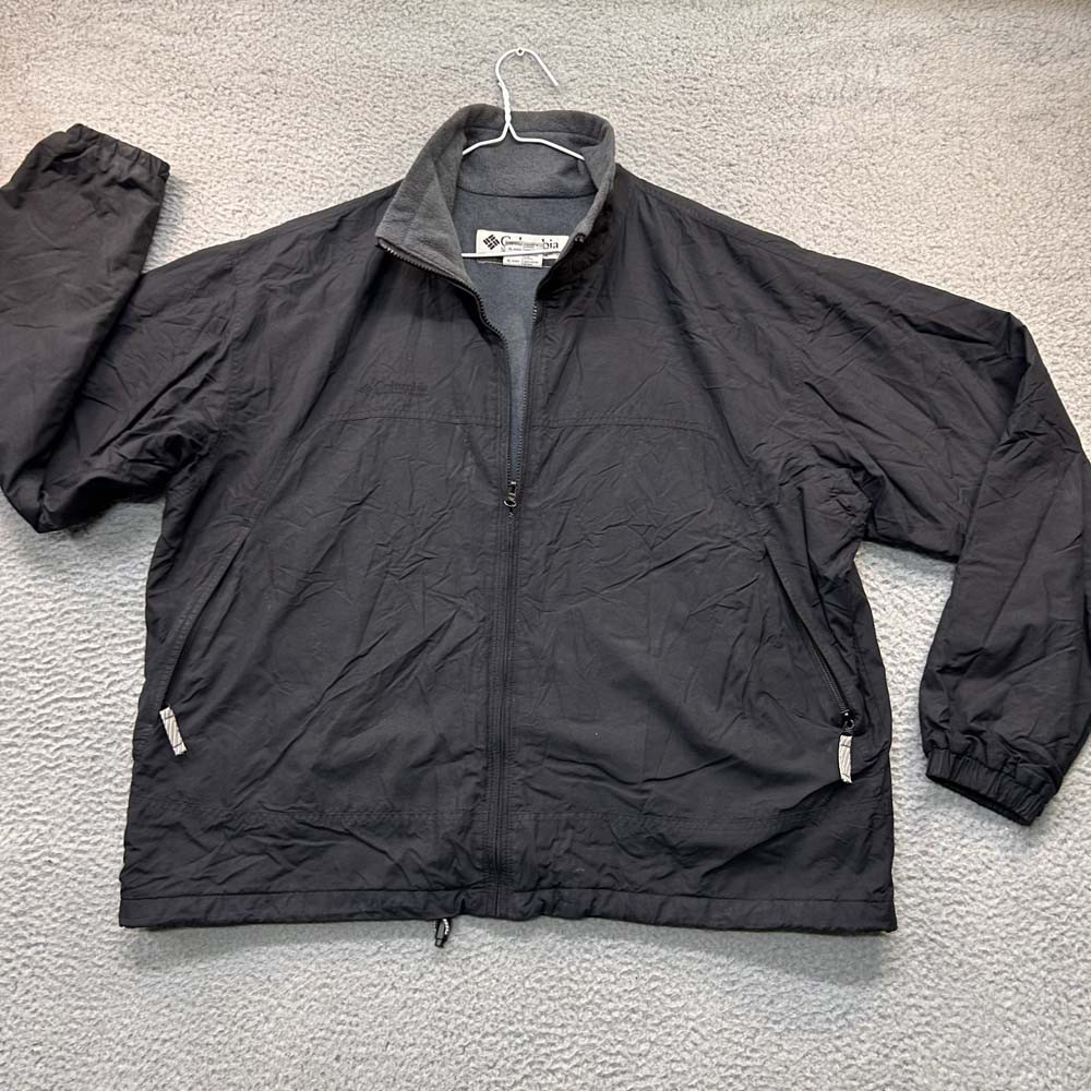 Columbia Men's XL Interchange Jacket - Basic Black Waterproof Coat