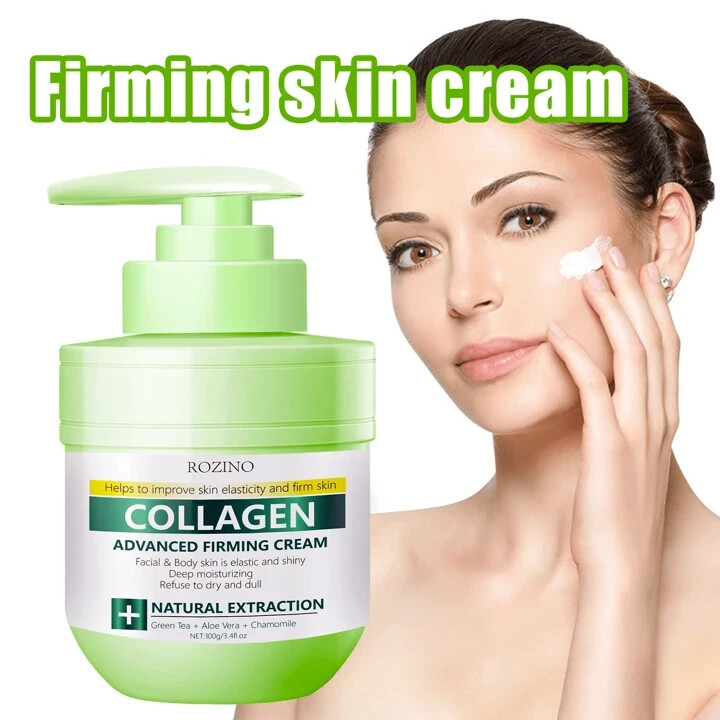 New Rozino Collagen Advanced Firming Cream with Green Tea And Aloe Vera. 100 Grs