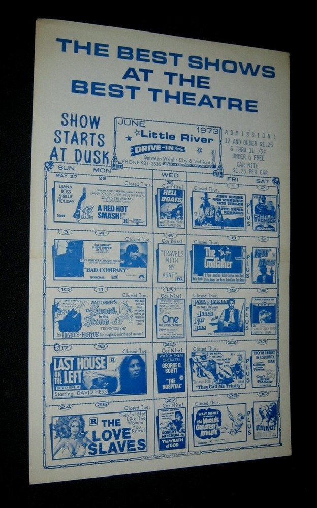 Vintage Godfather Bronson Newman John Wayne Terence Hill Movie Poster