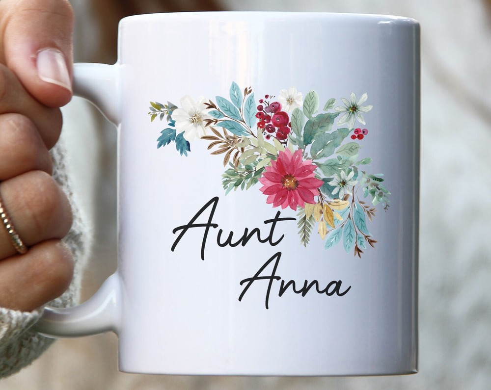Cute Aunt Coffee Mug Personalized Aunt Mug New Aunt Birthday Gift Gift For