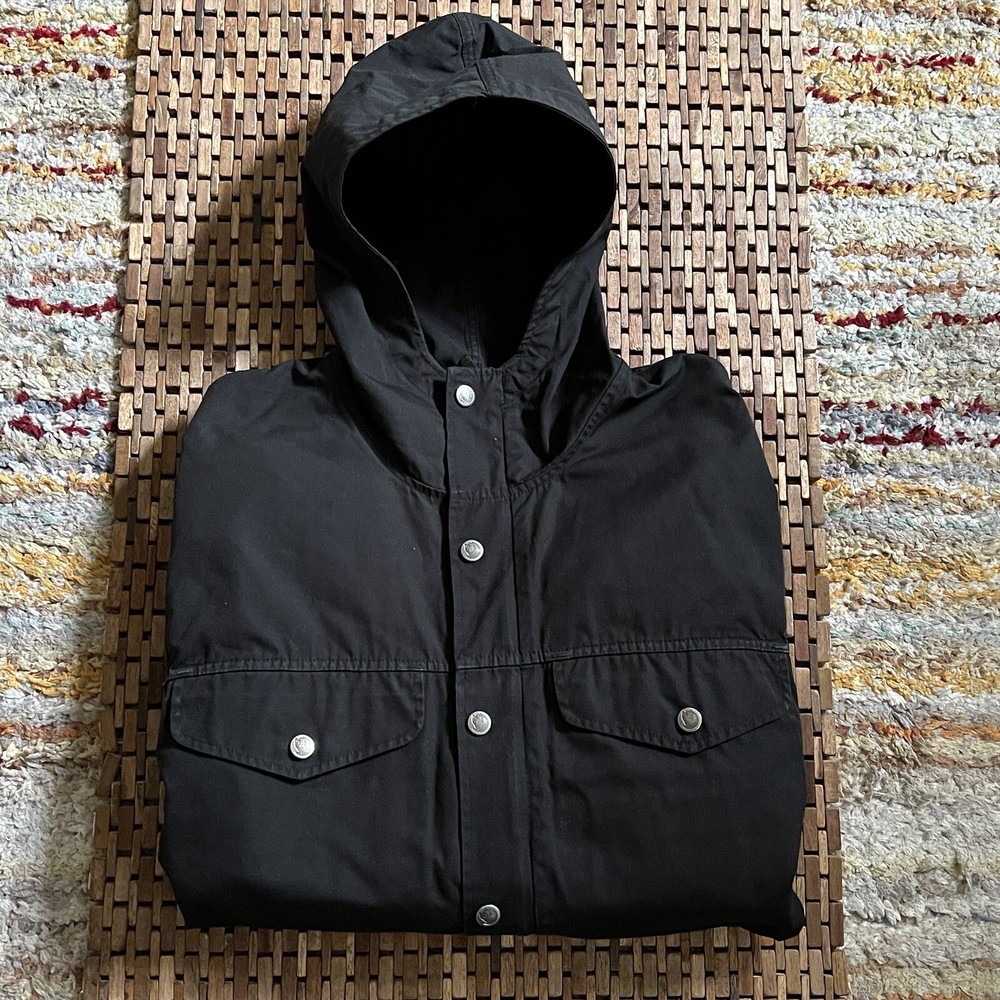 Fjallraven Fjällräven G-1000 Greenland Canvas Hoodie Jacket Black Men’s Small S