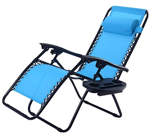 Relax in Style with Adjustable Textilene Zero Gravity Folding Outdoor Lounge Chairs