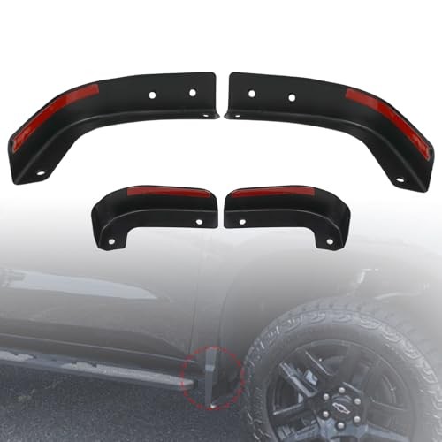 2 Pack Truck Mud Flaps Compatible with Chevy Silverado 1500 2019–25 Front & Rear
