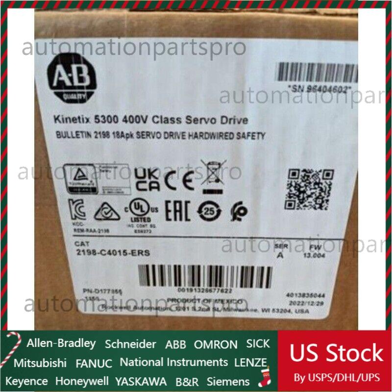 Factory Sealed Allen-Bradley 2198-C4015-ERS Seal Kinetix 5300  US Free Tax