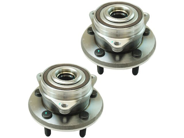 Front TRQ Wheel Hub and Bearing Kit fits Jeep Grand Cherokee WK 2022 35VNVC