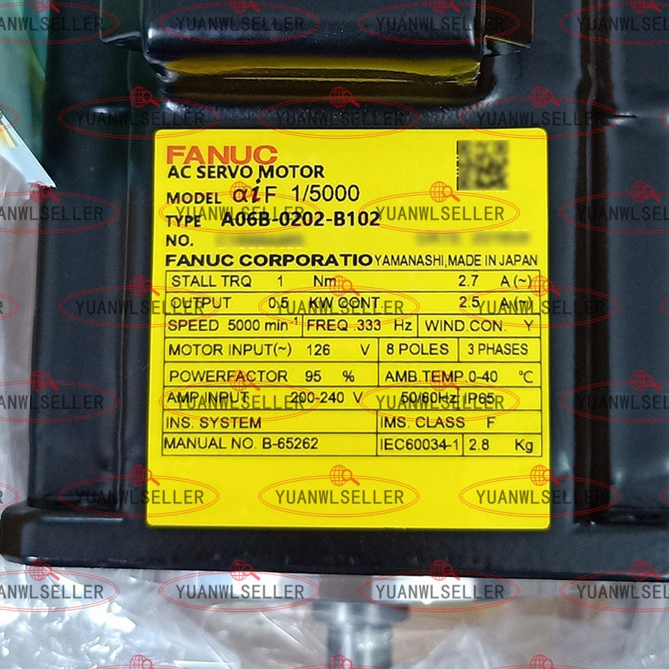 1PC NEW Fanuc servo motor A06B-0202-B102