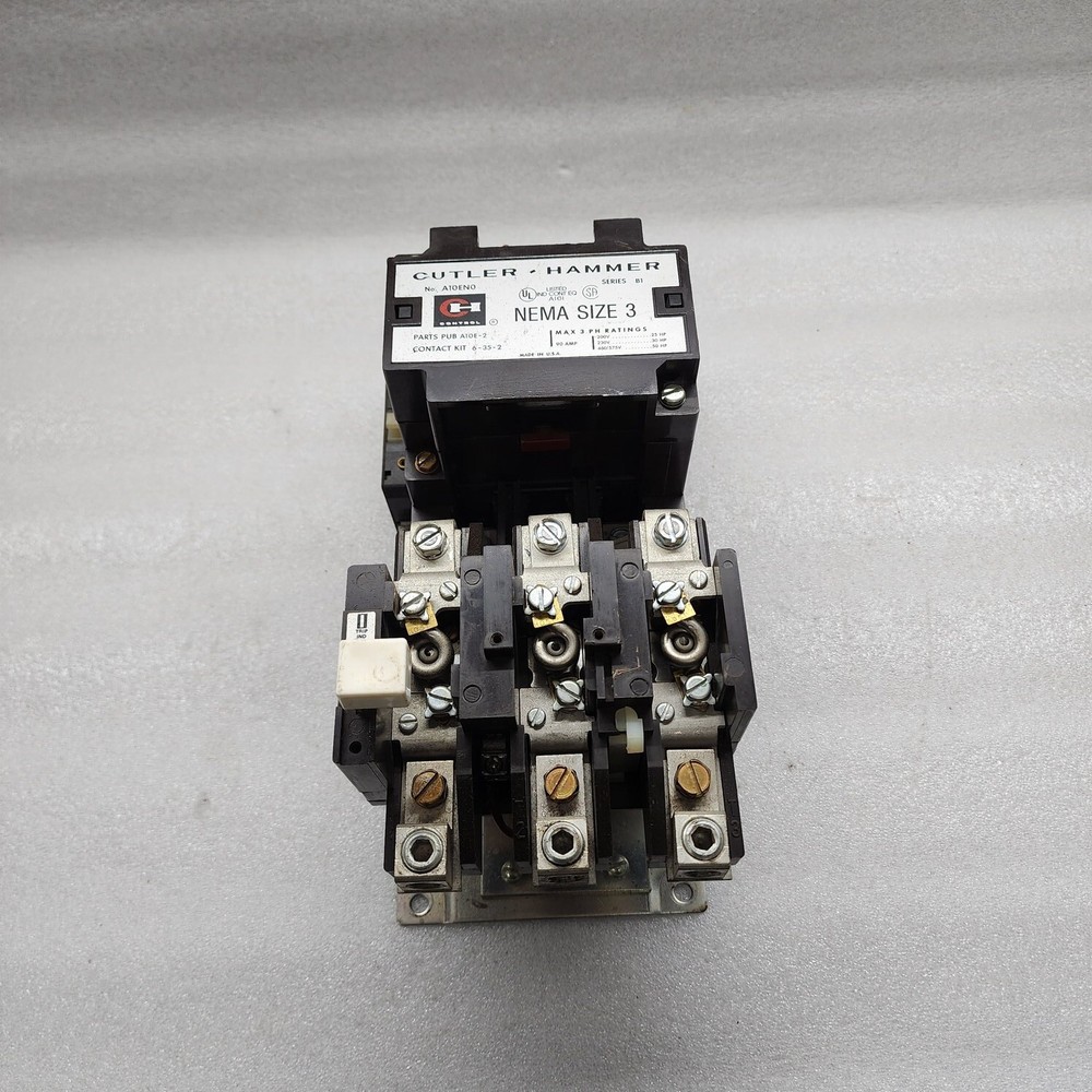 CUTLER HAMMER A10EN0 MOTOR STARTER 90A A10E-2