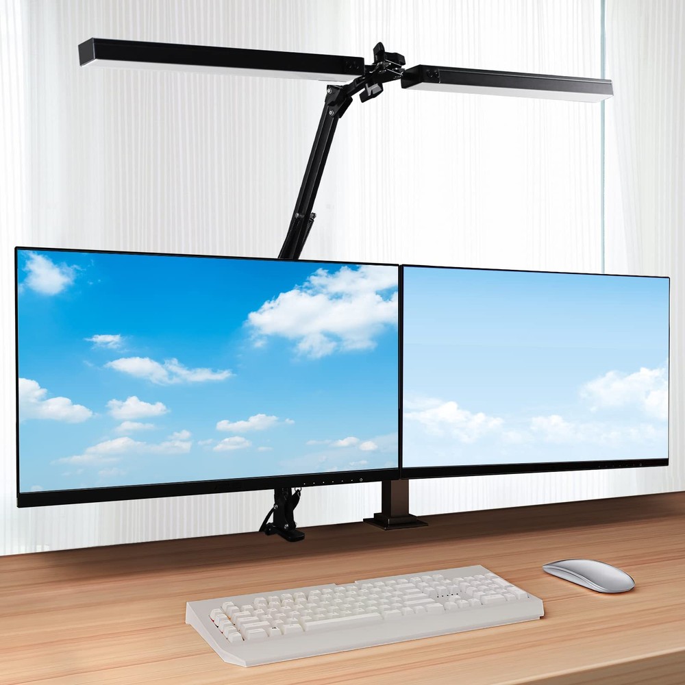 LED Desk Lamp with Clamp, Adjustable Architect Desk Lamp for Office&Home, 3 C...