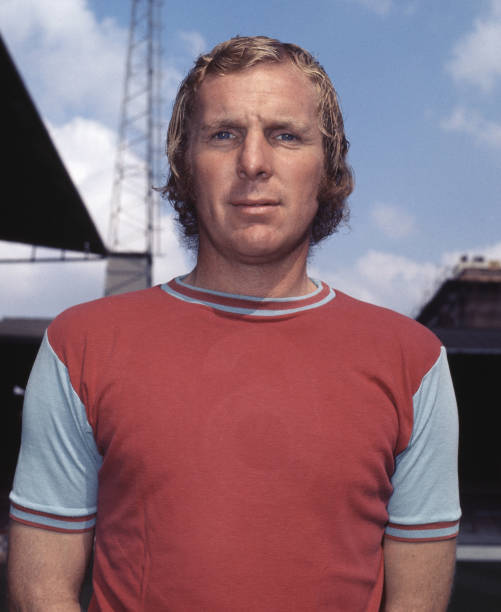 Portrait of Bobby Moore of West Ham Historic Old Photo