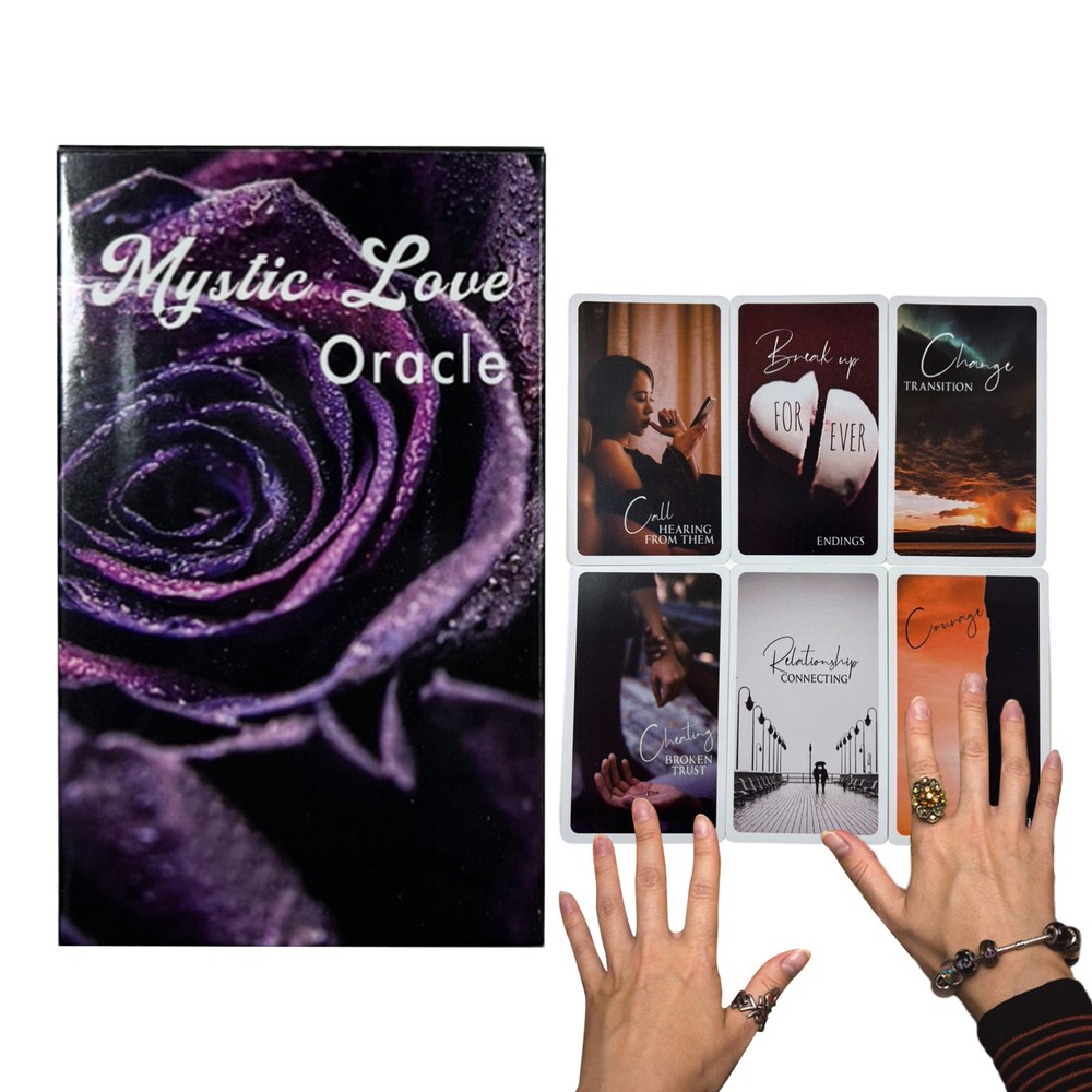 Mystic Love Oracle Deck 79 Pcs Cards LOVE ORACLE Deck Tarot Deck Messages Game