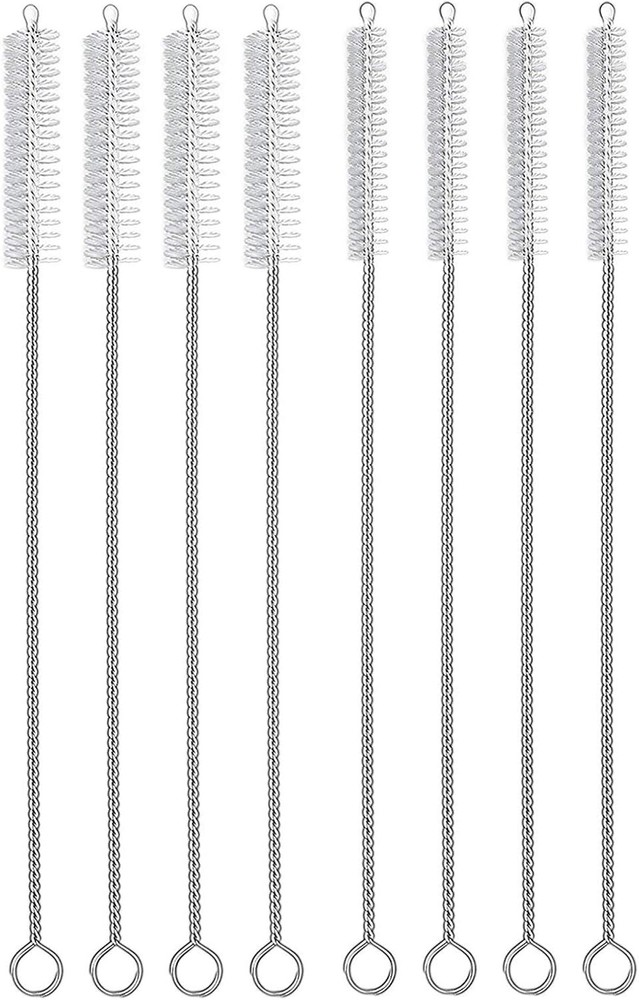 Straw Cleaner Brush Set, 8-Piece Long Cleaning Brush for Straws on Tumbler,