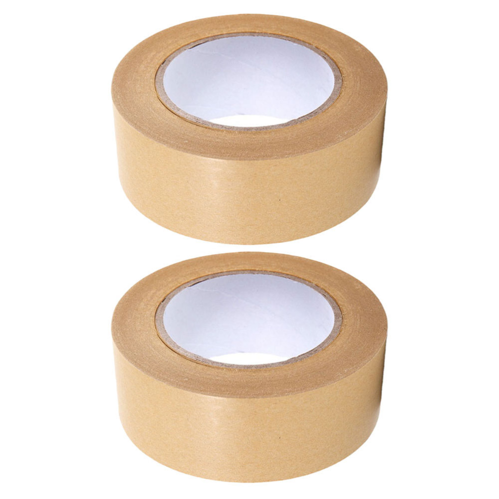2 Rolls Clear Kraft Paper Packing Tape with Multi-Functional Workmanship