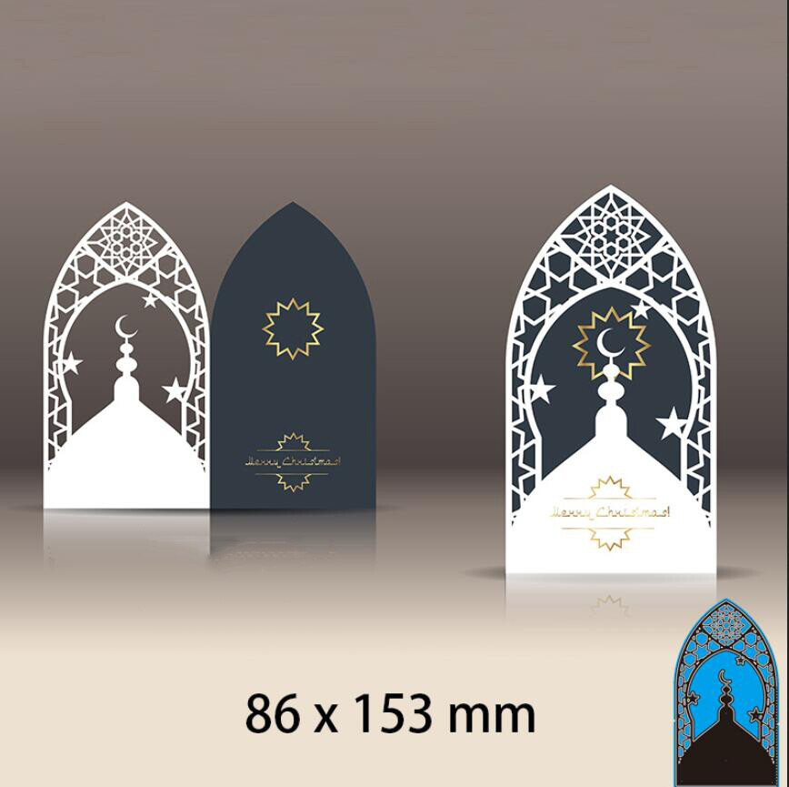 Moon Metal Cutting Dies Mold Scrapbooking Paper Cards Embossing Frame Stencils