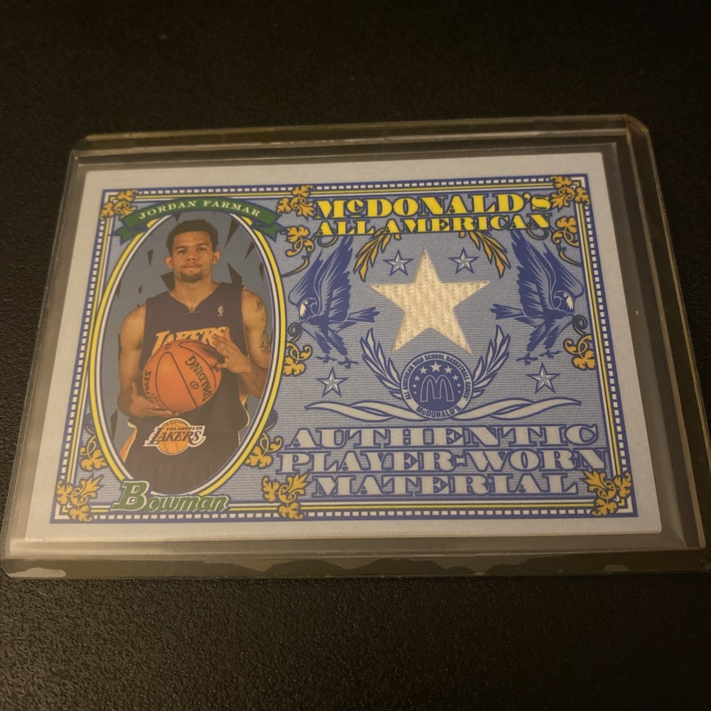 2006-07 Bowman Draft Picks & Stars Jordan Farmar #MRR1 RC Los Angeles Lakers