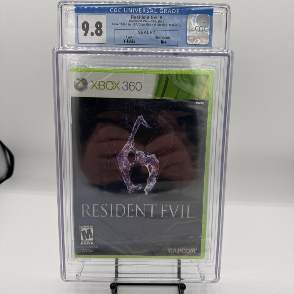 Resident Evil 6 - Microsoft Xbox 360 - Graded CGC 9.8 A++ SEALED