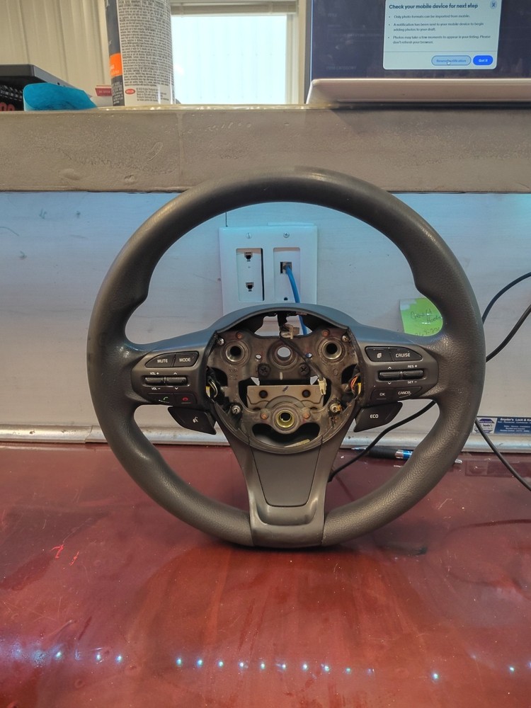 2014-2015 KIA OPTIMA STEERING WHEEL W/AUDIO CRUISE SWITCH & PADDLE SHIFTERS OEM