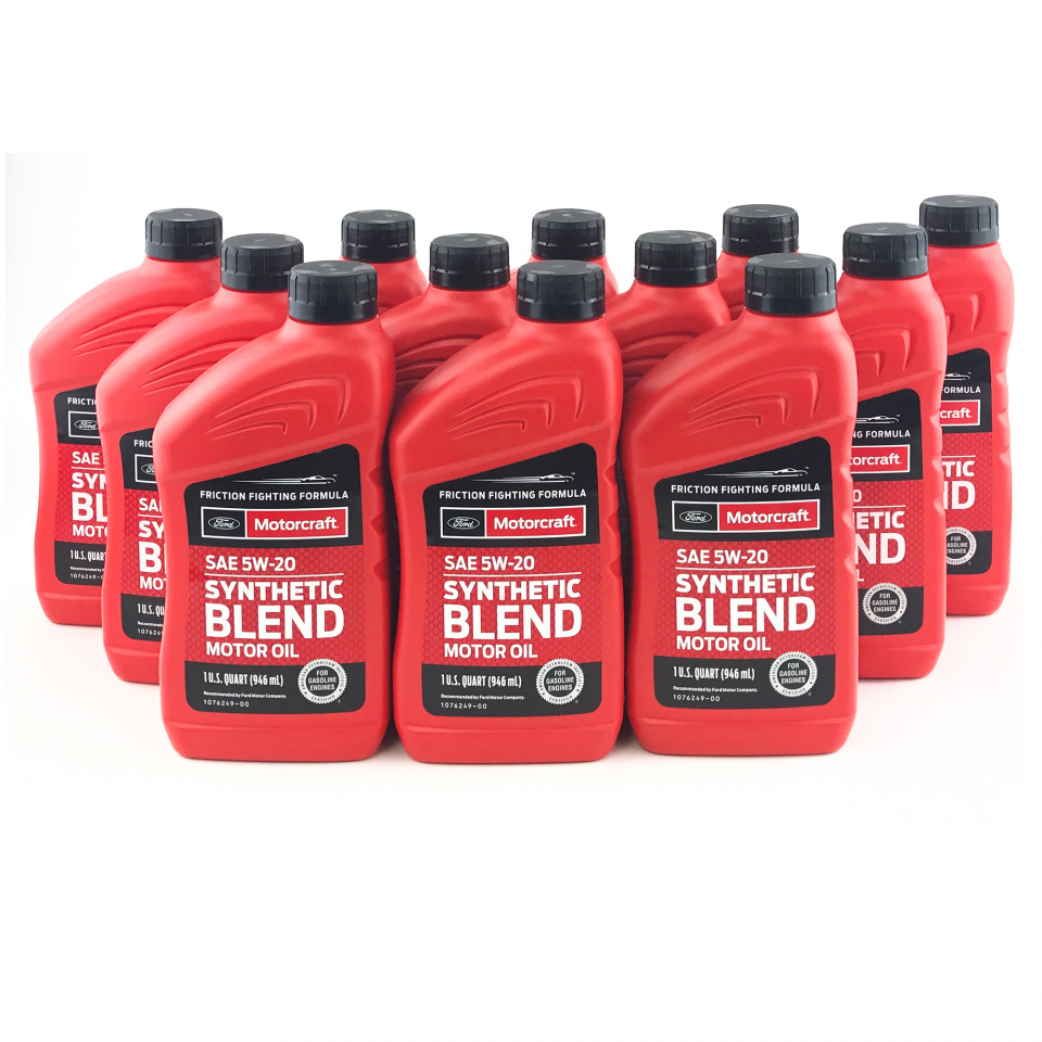 Motorcraft  Synthetic Motor Oil XO-5W20-Q1SP - 12qt Case