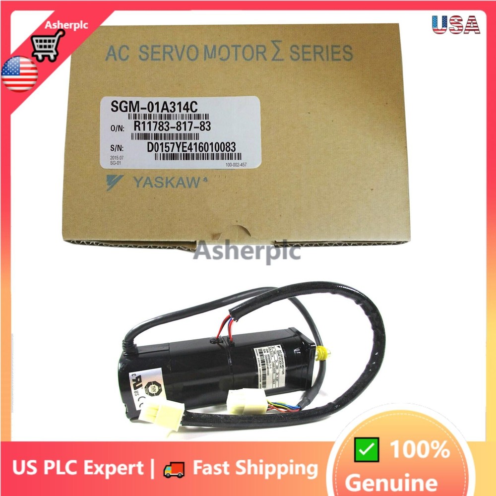 New In Box YASKAWA SGM-01A314C Servo Motor 100w