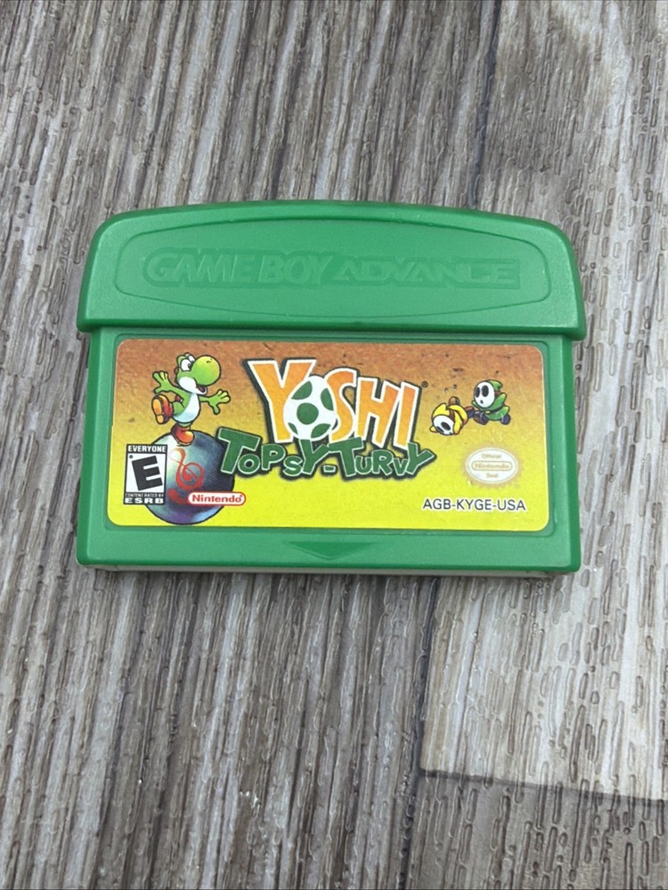Yoshi: Topsy Turvy (Nintendo Game Boy Advance GBA, 2005) Authentic - Tested!