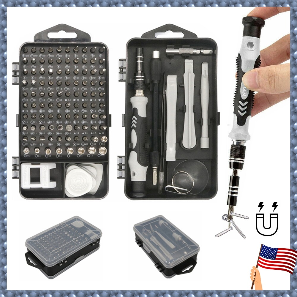 117-Piece Precision Screwdriver Set for Electronics Repair - Torx, PC, Phone & Watch Tools