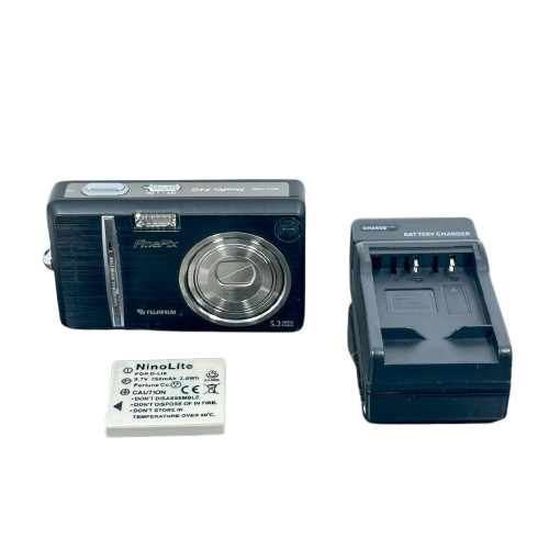 FUJIFILM FinePix F455 Digital Camera Black with Battery Charger Pre-Owned