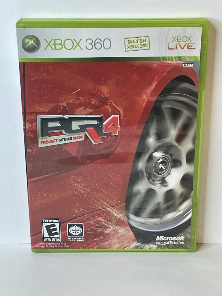 Project Gotham Racing 4 (Microsoft Xbox 360, 2007) Complete Cleaned Tested