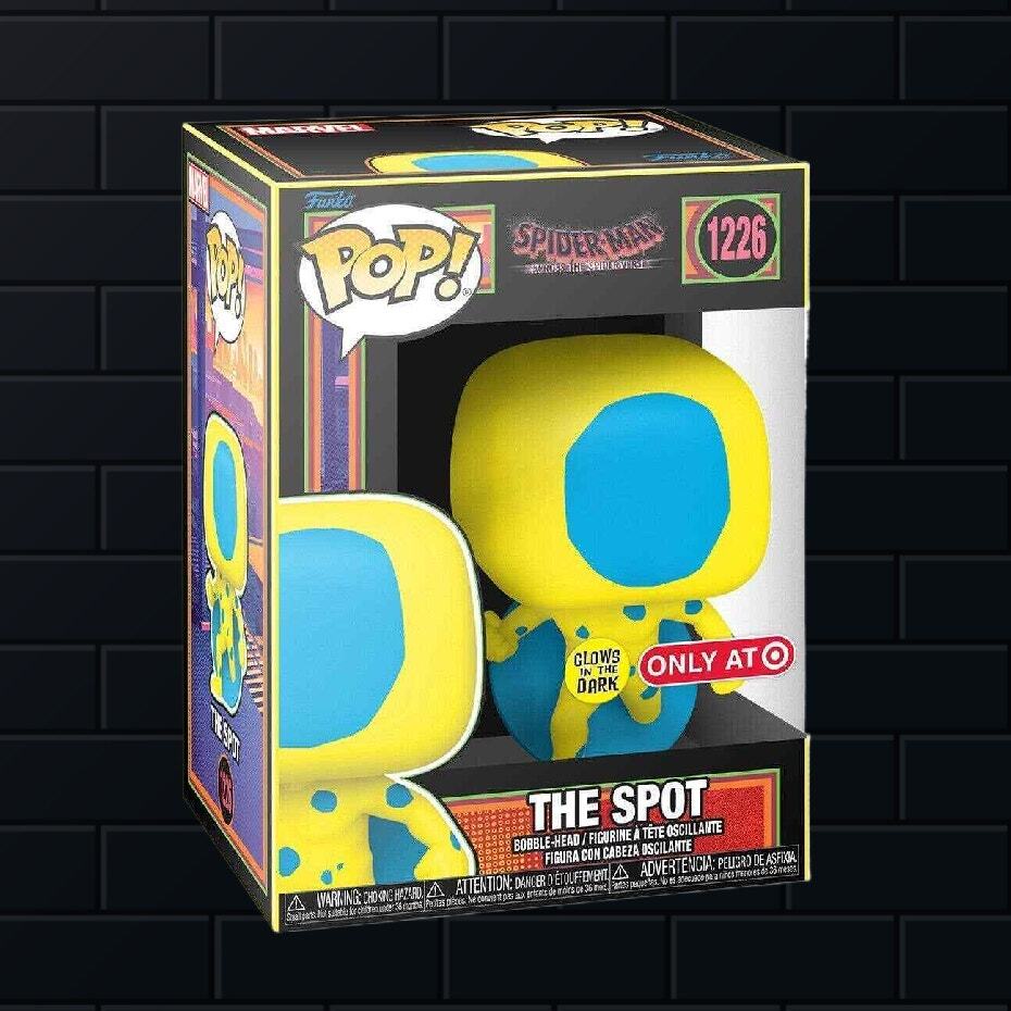 Marvel Spider-Man Across the Spiderverse The Spot Blacklight Funko Pop