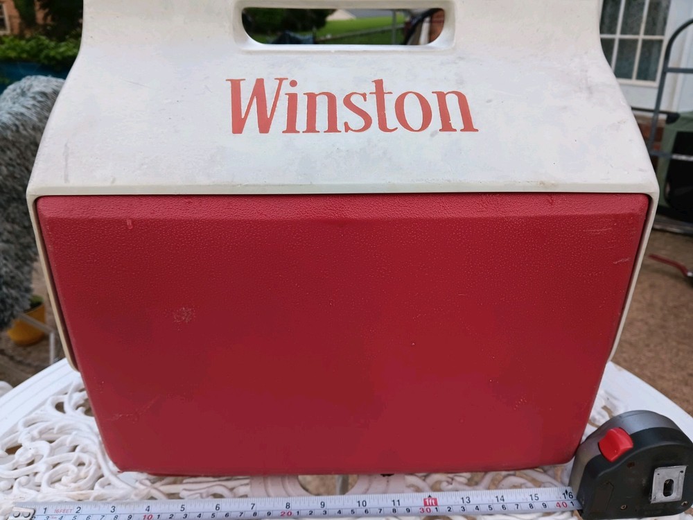 Vintage Winston Tobacco NASCAR Igloo Cooler with Logo