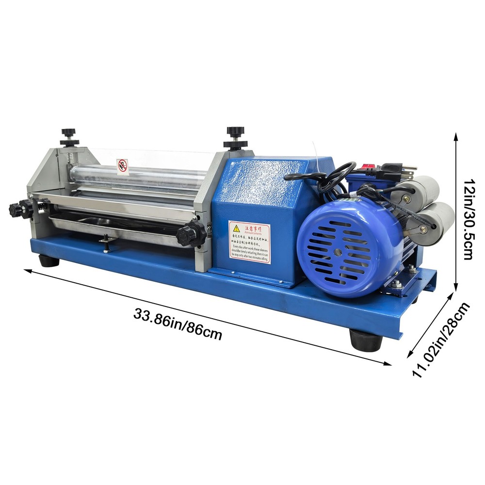 110V Automatic Gluing Machine Coating 15.75in Steel Roller 10m/min Working Speed