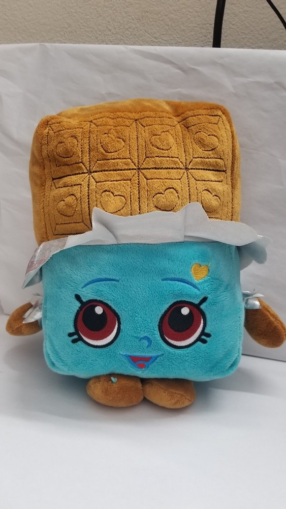 Shopkins Cheeky Chocolate Plush 7 Inch Blue Face Brown Collectible Plush 3d Wrap