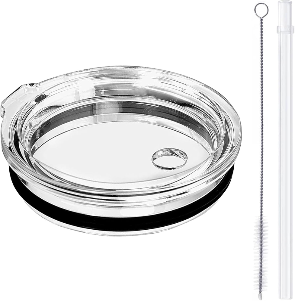 30oz Spill-Proof Lid with Straw Replacement for YETI Rambler Tumbler
