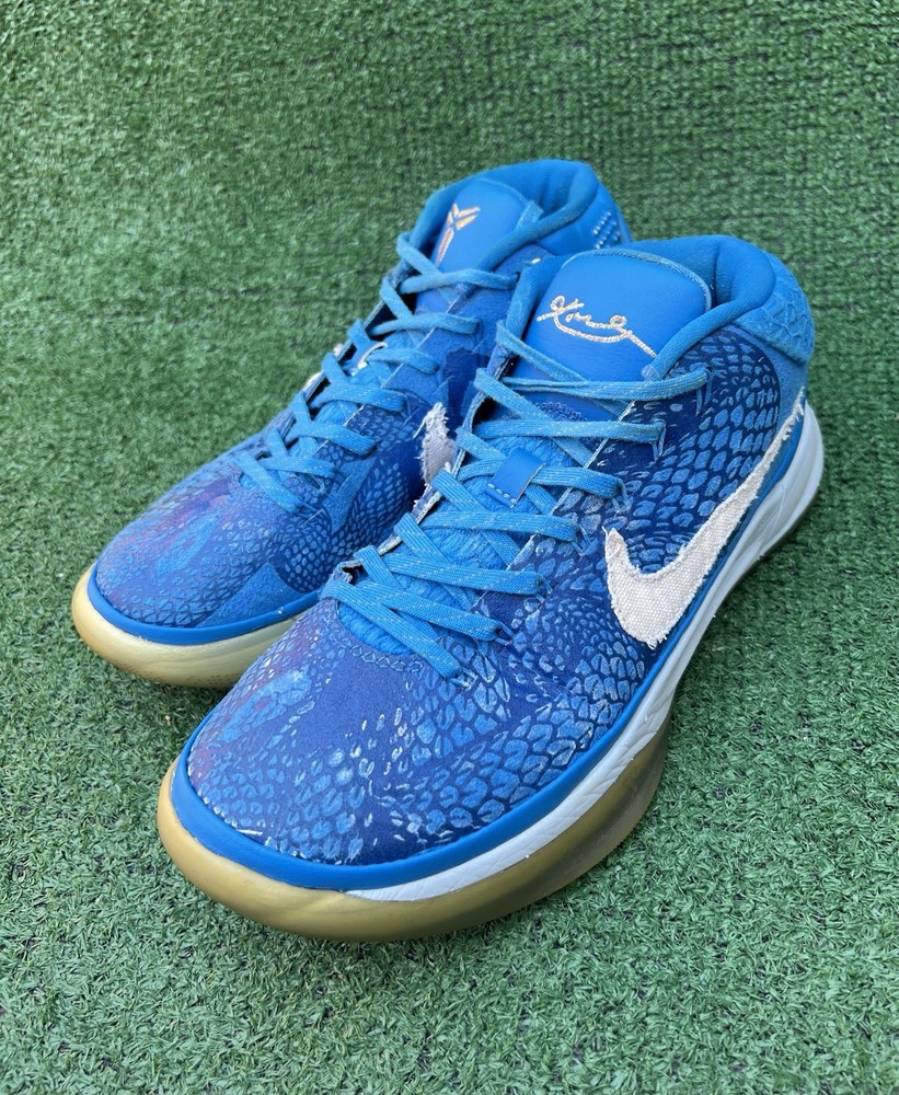 Nike Kobe A.D. Mid DeMar DeRozan Mens Basketball Shoes Size 7.5 Blue