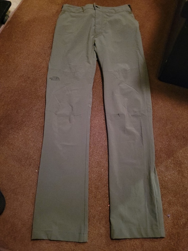 The North face Paramount Active Stretch Pants GREEN - Flash Dry - Men’s 30×32.5