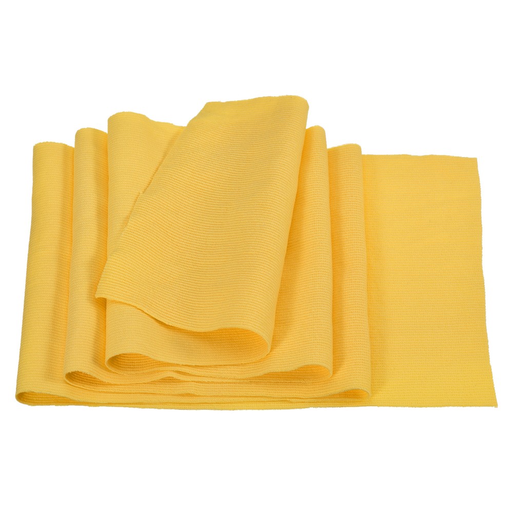 15cm x 1m Elastic Cuff Ribbed Trim Cotton Fabric Knitted Stretch Band Yellow