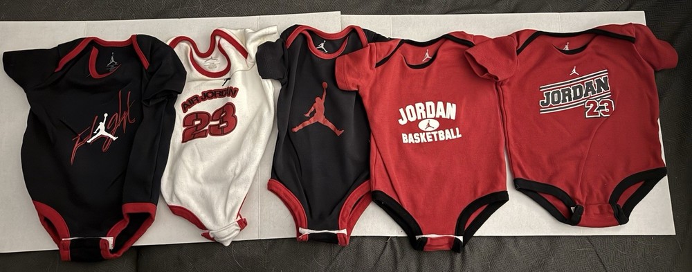 3/6 Month Air Jordan Baby Bodysuit Boys Lot