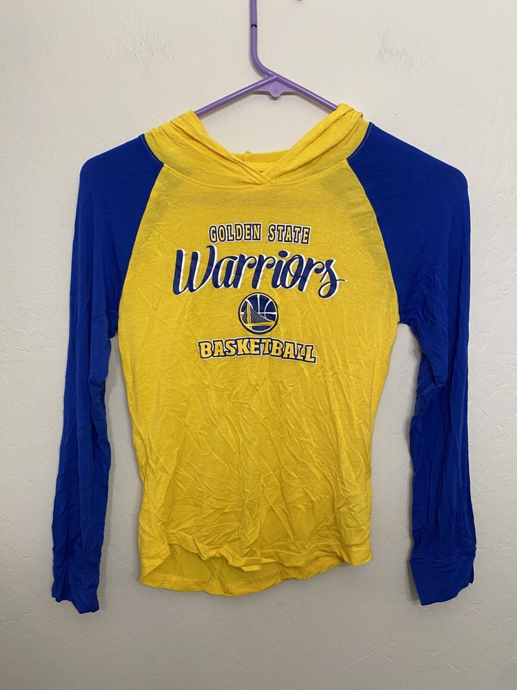 golden state warriors sport  jersey hoodie m 7/8