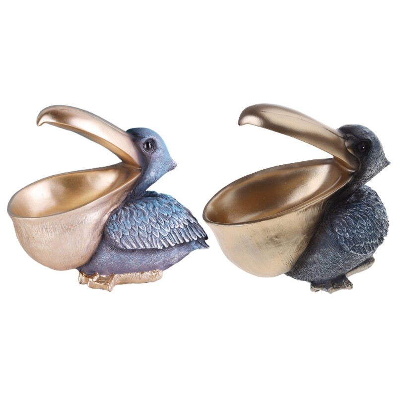 for Creative Resin for Pelican Statue Toucan Figurine for Key Holder Home Cell