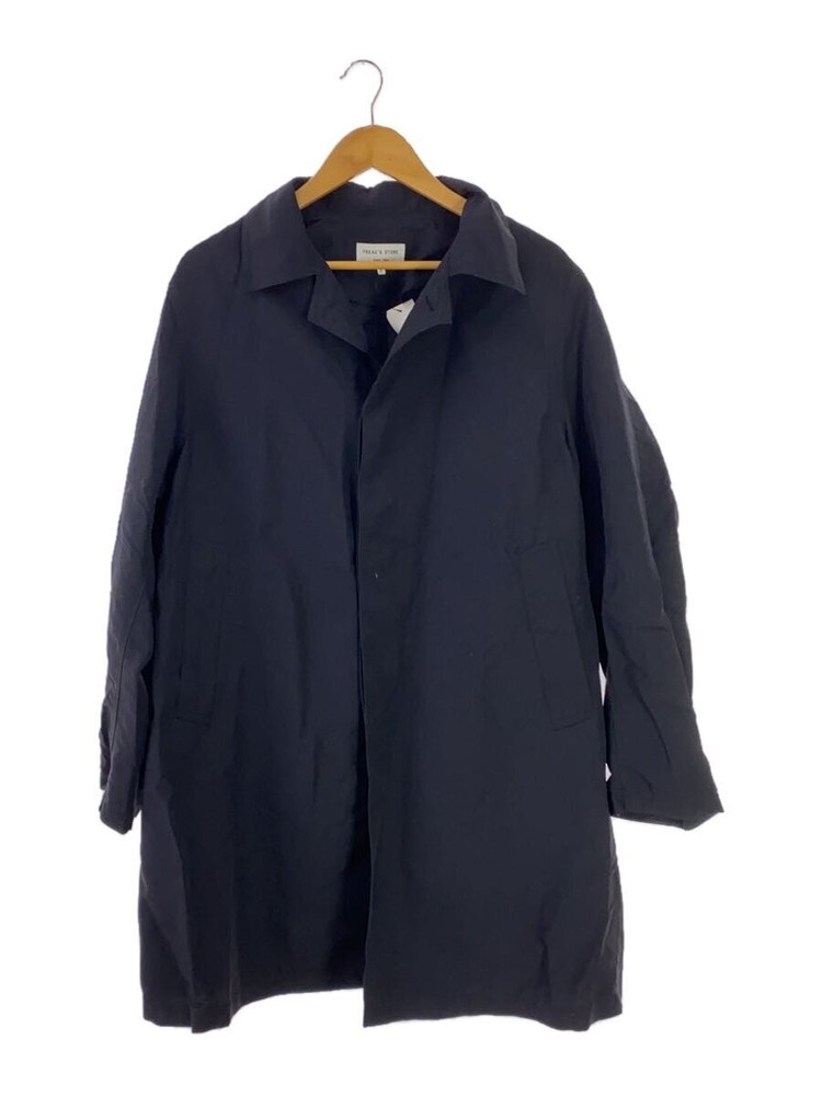Steel Collar Coat/M/Nylon/Blk/Plain/181-1528 3395